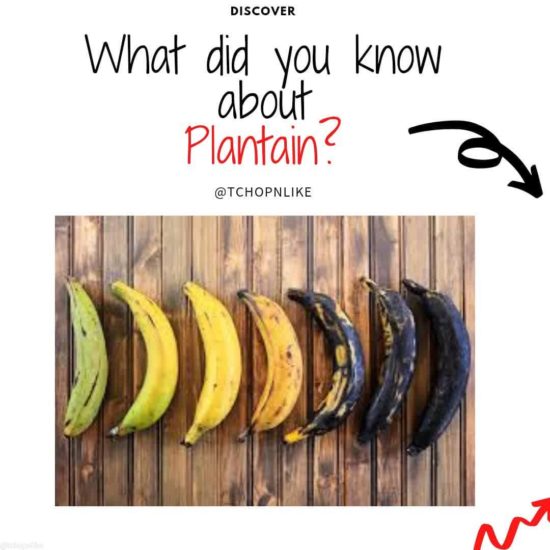 what did you know about plantains
