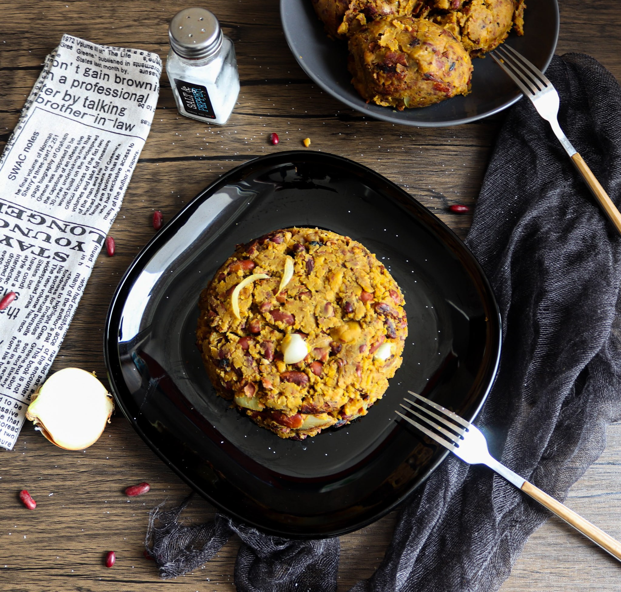 Plantains pilés (repas camerounais)