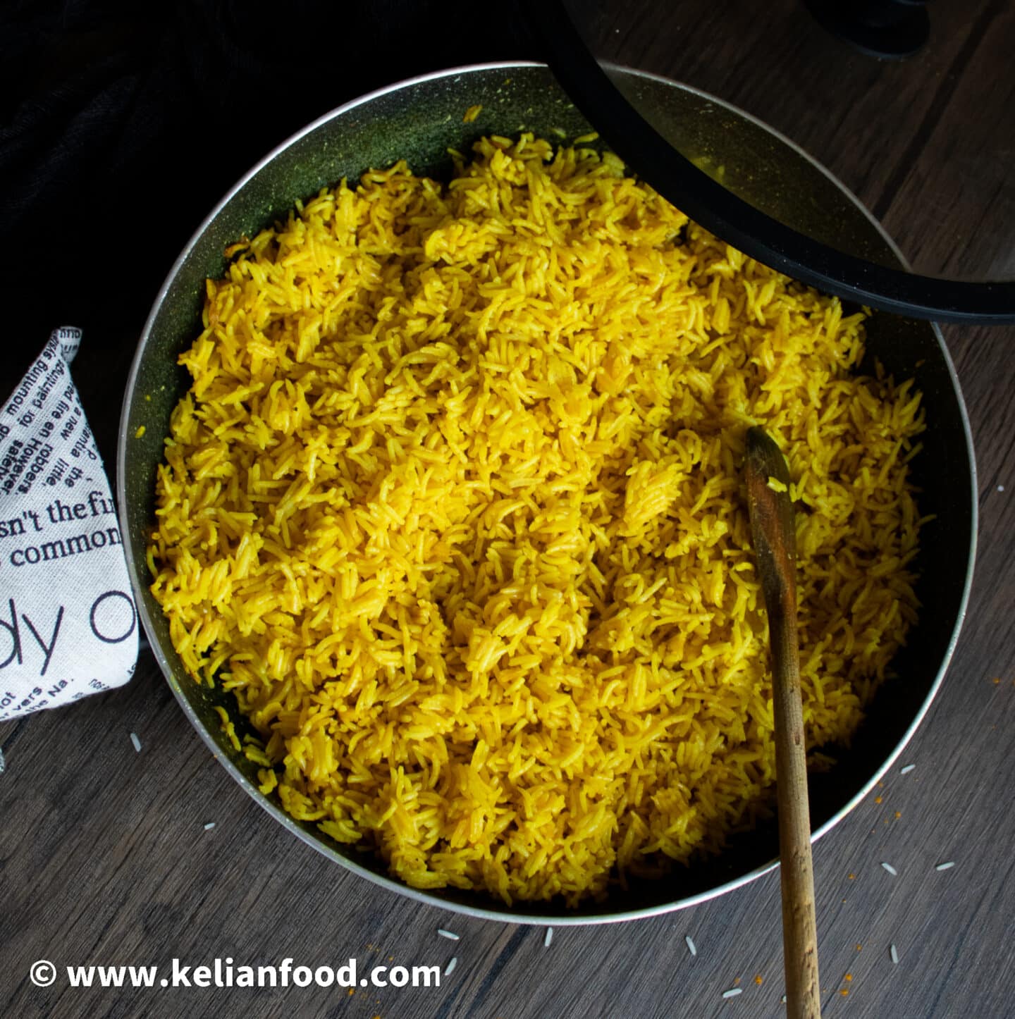 Comment reussir son Riz recette riz Basmati au curcuma Kelianfood