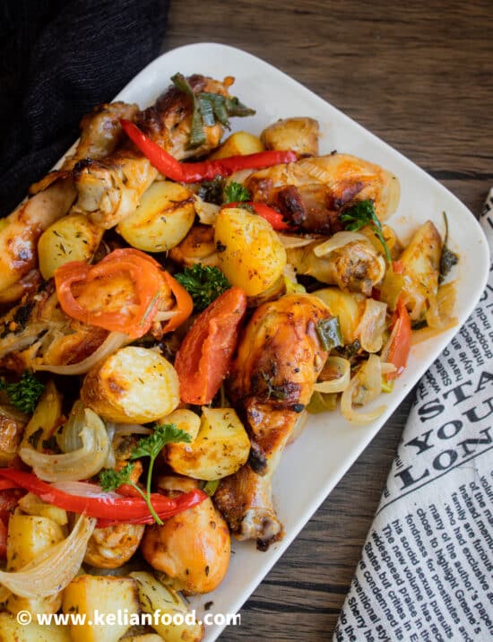 poulet au four