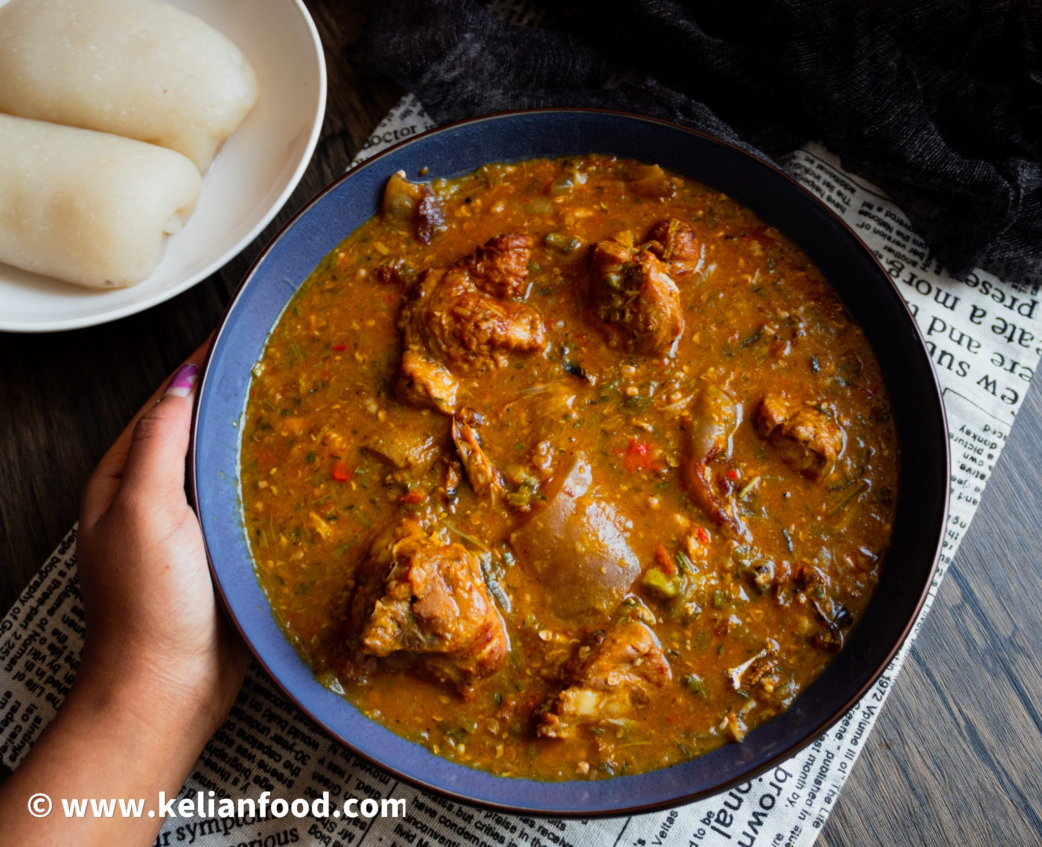 Placali sauce Gombo : une recette facile et rapide! | Kelianfood