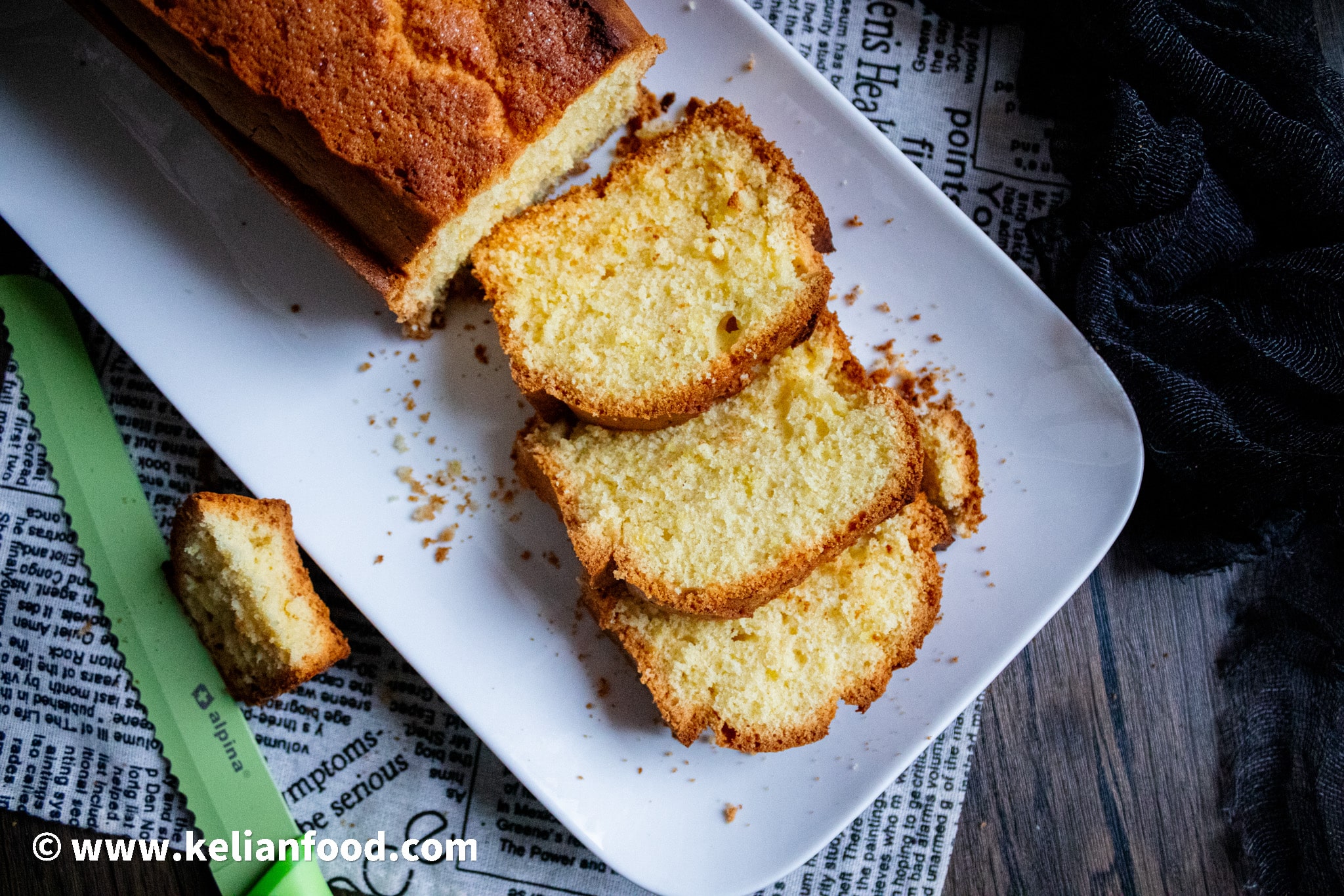 Pound Cake | Quatre quart un gâteau super facile | Kelianfood