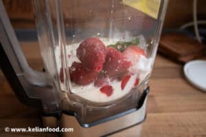 recette glace ala fraise