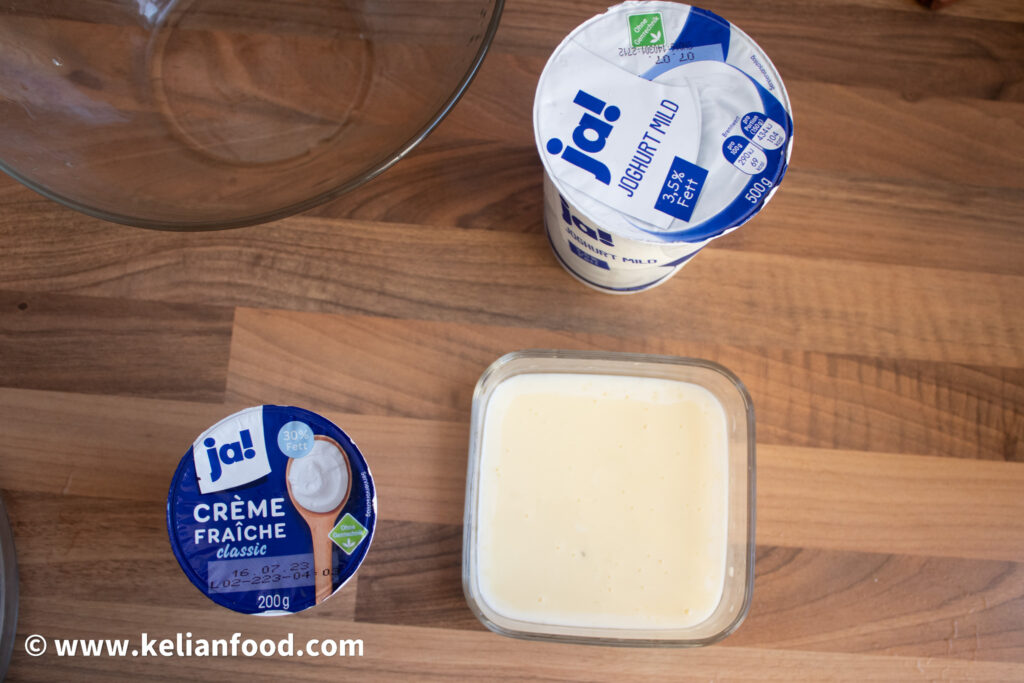 ingredients yaourt glacé/ yaourt grotto
