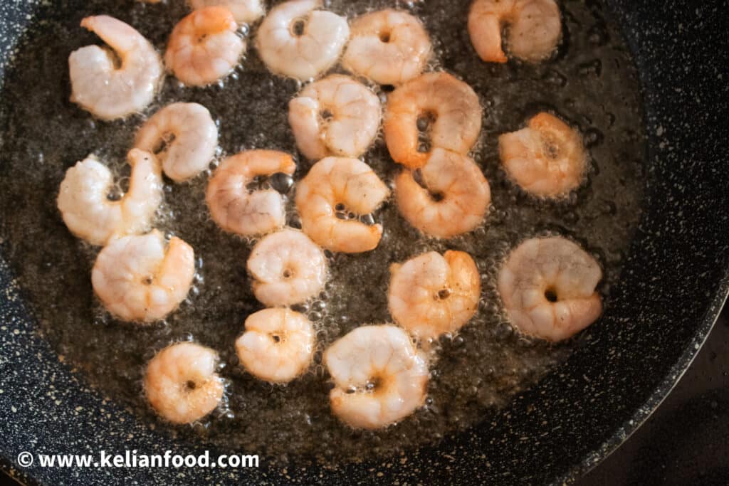 friture crevette pour ndole