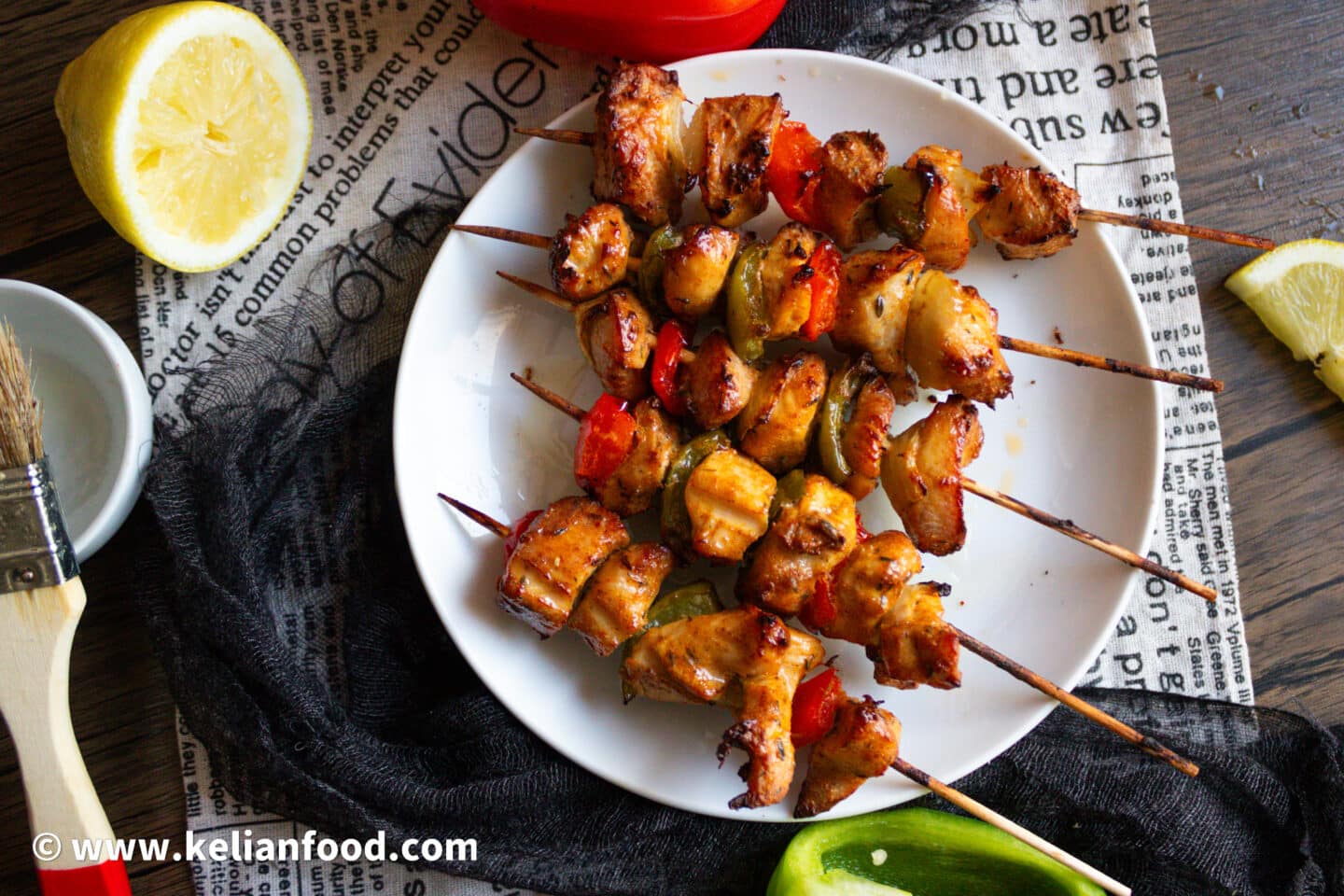 Brochette de poulet au four | Kelianfood