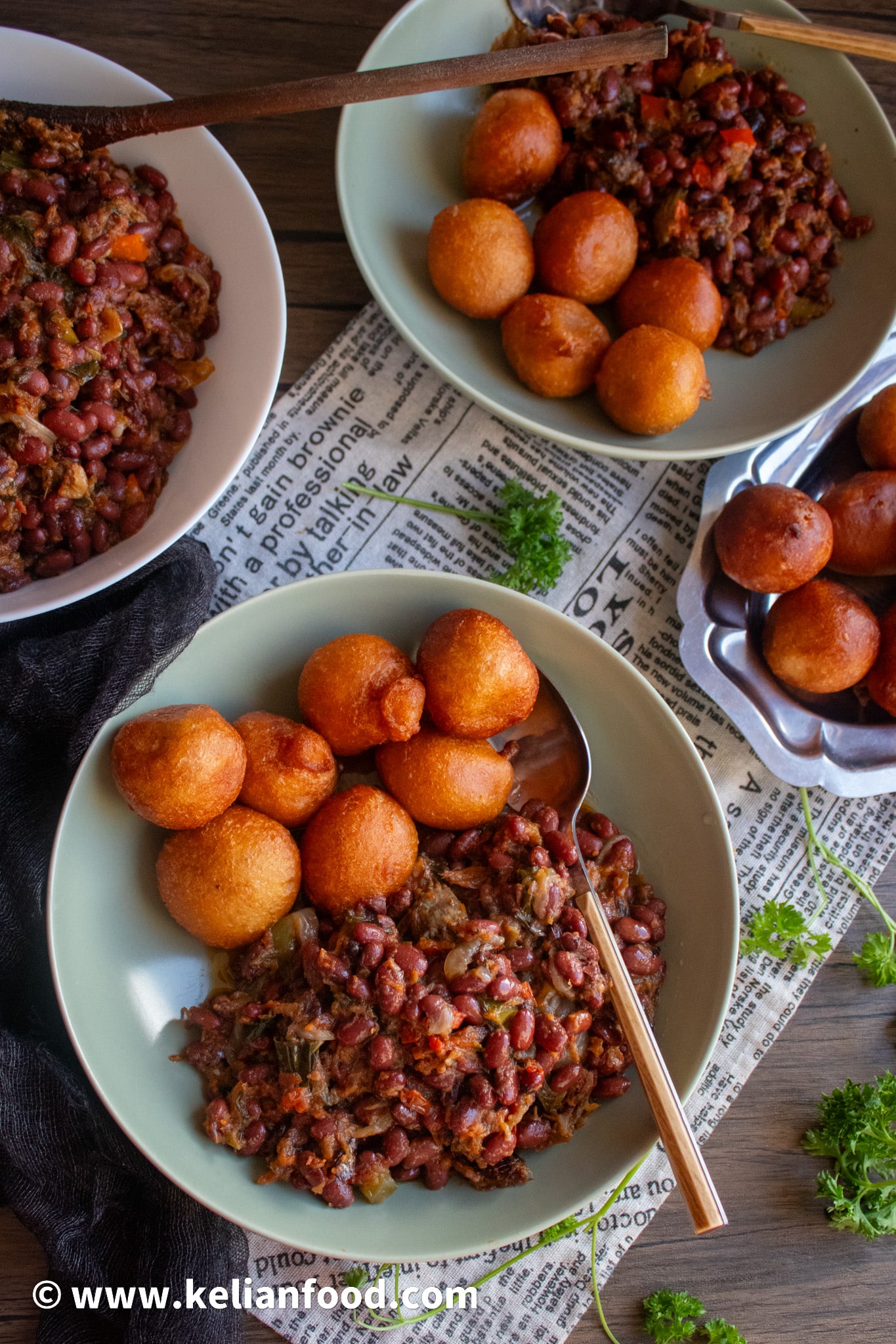 Beignets de haricots camerounais