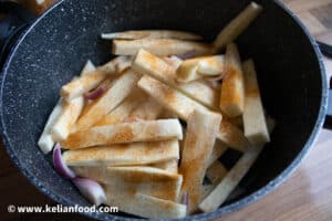 Les frites d’igname recette