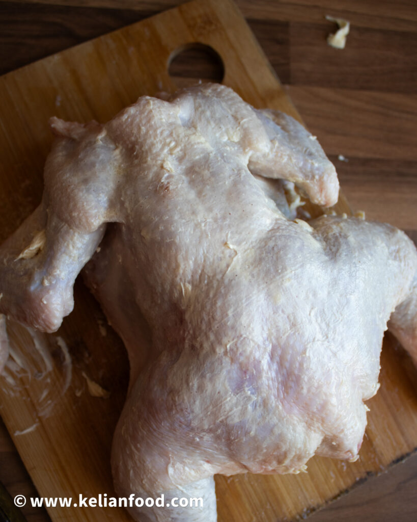 recette poulet roti au four facile noel