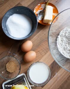 ingredient biscuit sablé