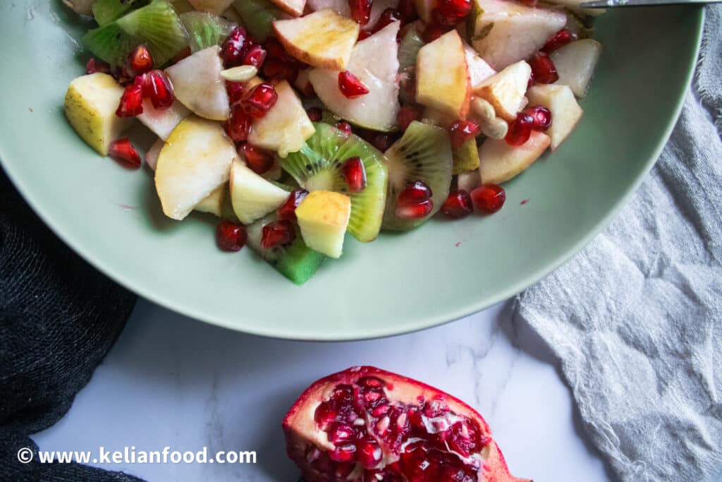 salade de fruits de noël