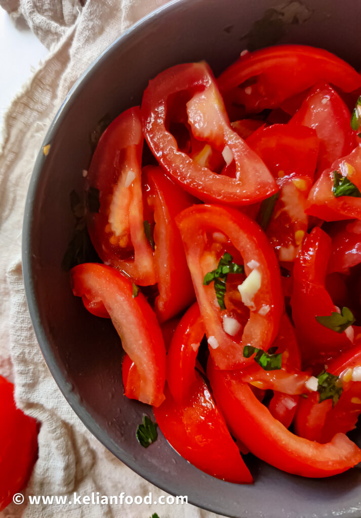 salade de tomate recette