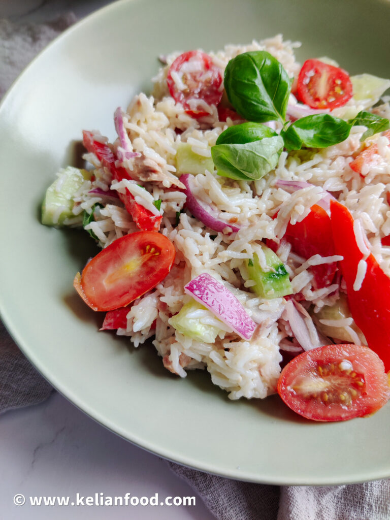 recette salade riz thon original