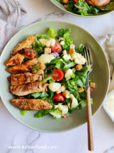 salade ceasr avec sa cauce fait maison