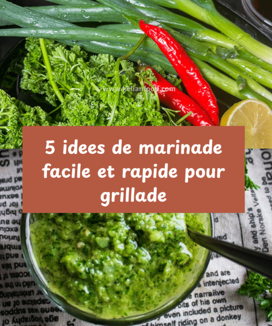 5 recette marinade grillade