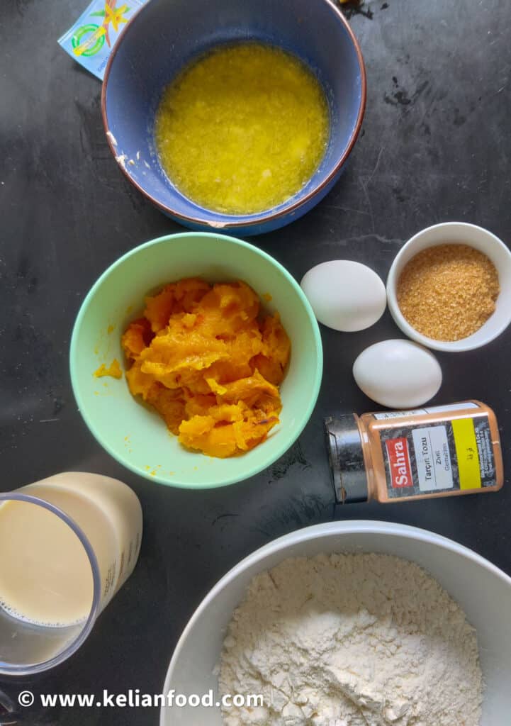 ingredient pancake citrouille