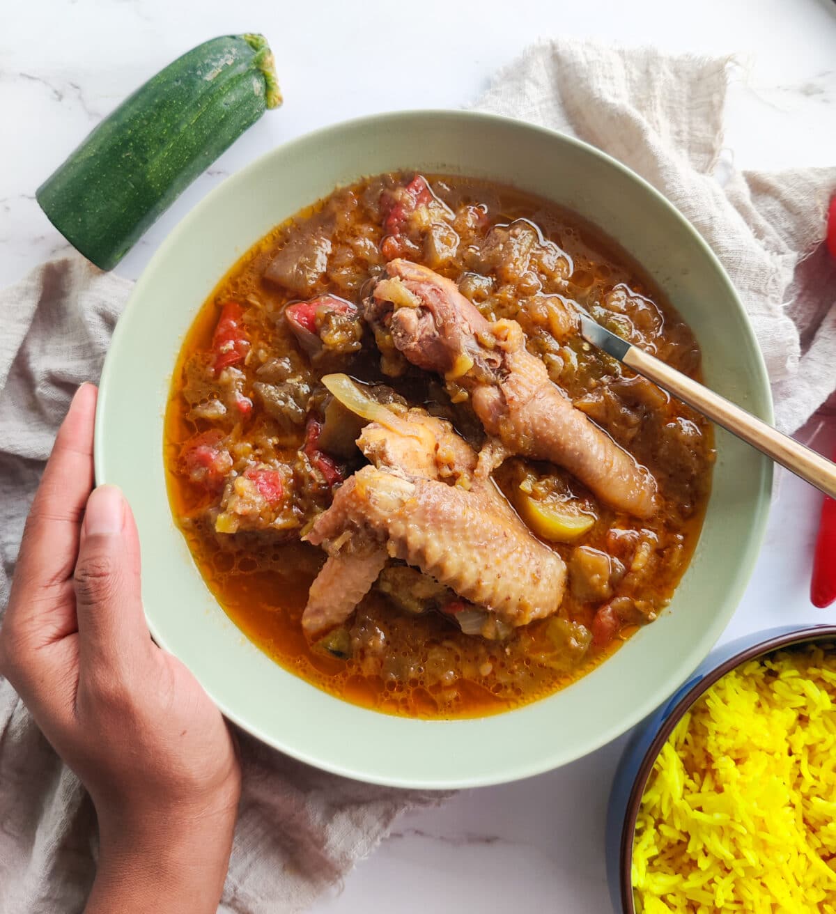 Idée repas équilibré rapide : Poulet courgette et riz ! | Kelianfood