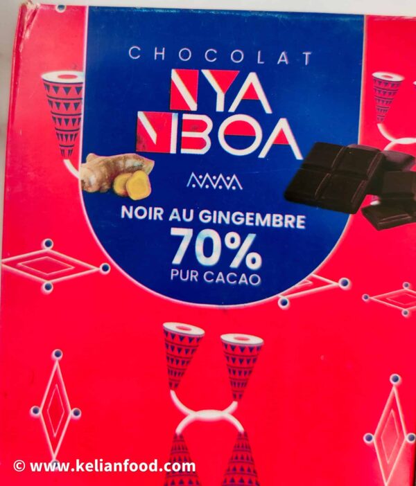 Chocolat Nya Mboa – Noir ,au lait ou au gingembre - Packs de 3! – Image 5