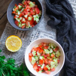 salade concombre tomate