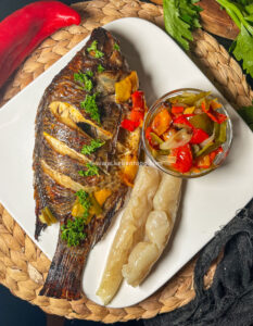 Tilapia braise au four