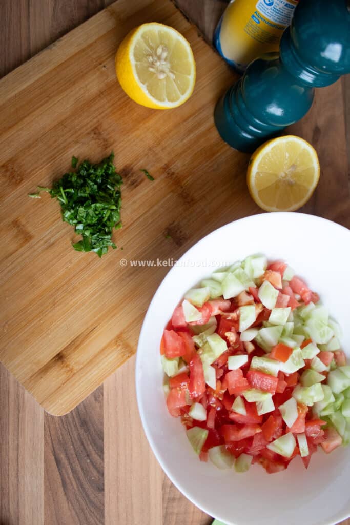 recette salade tomate concombre