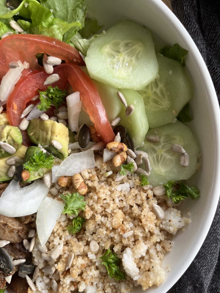 recette fonio bowl