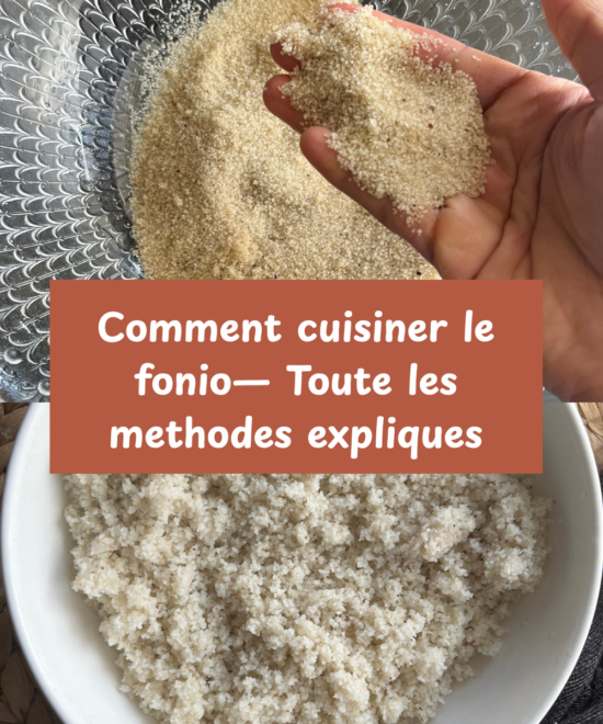 comme cuire le fonio